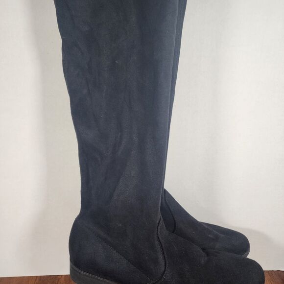 Time & Tru Over-The -Knee Boots Black Women's Size 10 - Picture 3 of 9